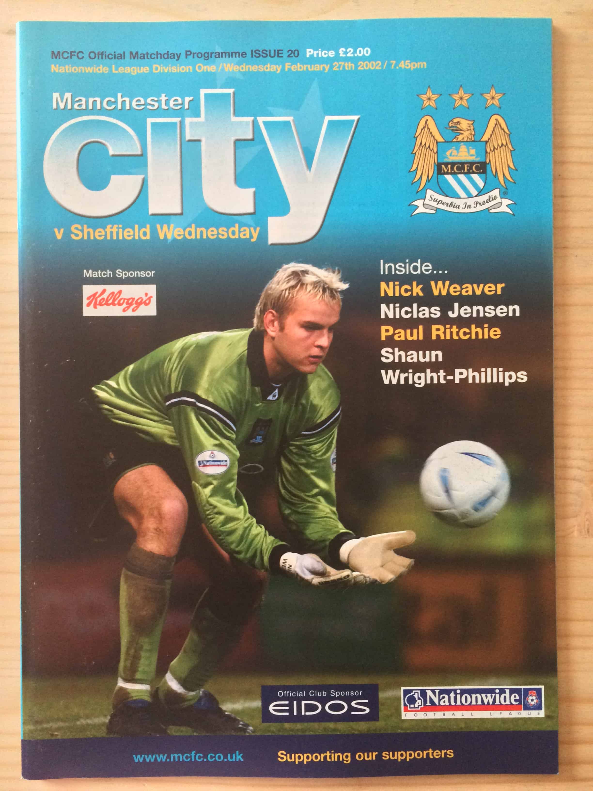 Manchester City FC v Sheffield Wednesday FC 